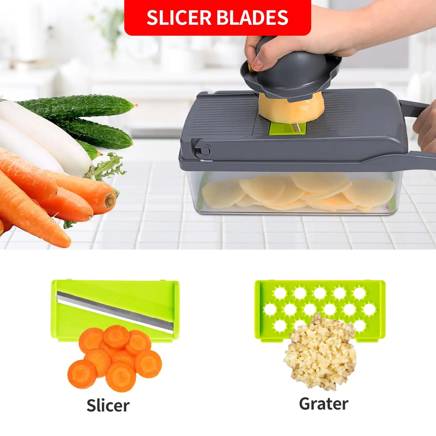 10 in 1 Multifunctional Cutter Shredder Slicer