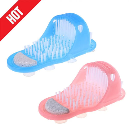 Plastic Pumice Stone Foot Scrubber Shower Slippers