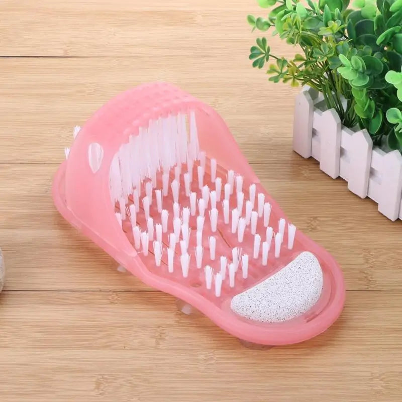 Plastic Pumice Stone Foot Scrubber Shower Slippers