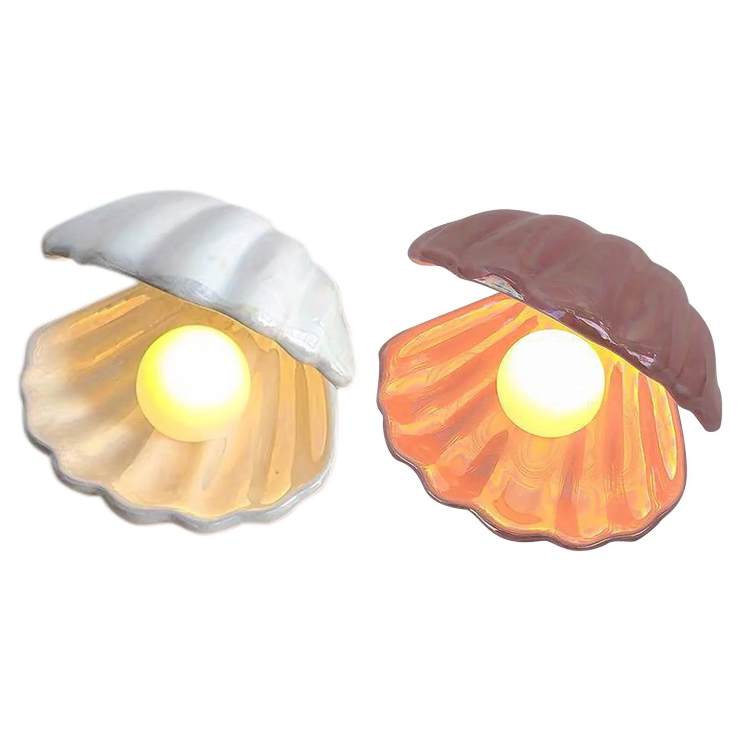 Luminous Shell Ceramic Pearls