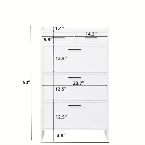 Enclosed Multi layer shoe cabinet