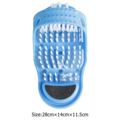 Plastic Pumice Stone Foot Scrubber Shower Slippers