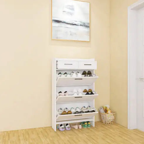 Enclosed Multi layer shoe cabinet