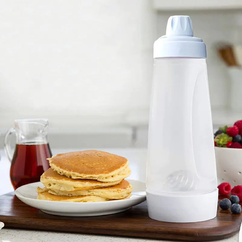 Waffle Pancake Batter Shaker Bottle