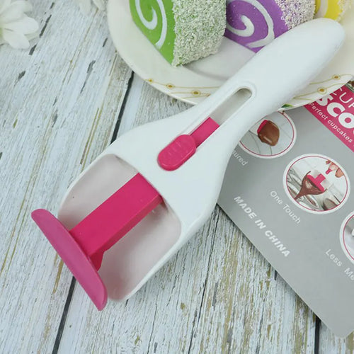 Cake Batter Scoop  Spatula