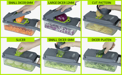 10 in 1 Multifunctional Cutter Shredder Slicer