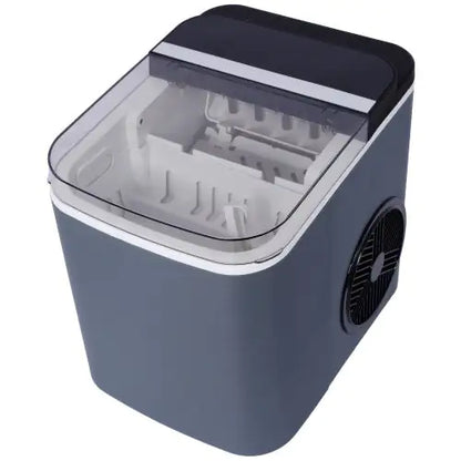 Portable Self-Cleaning Ice Maker Machine With Basket And Scoop, 9 Cubes In 6 Mins, Ideal For Home, Kitchen, ETL And FDA Certificate.