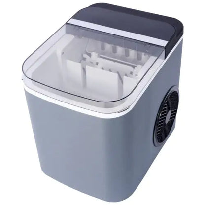 Portable Self-Cleaning Ice Maker Machine With Basket And Scoop, 9 Cubes In 6 Mins, Ideal For Home, Kitchen, ETL And FDA Certificate.