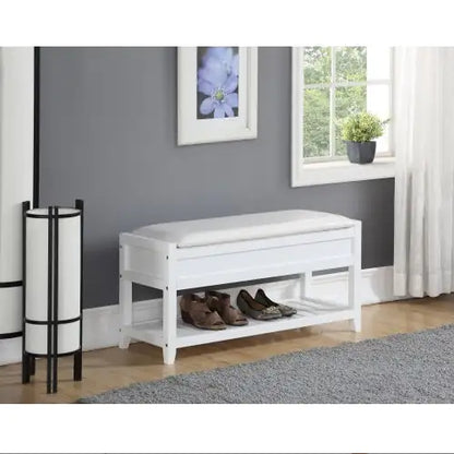 Rouen Seating Bench With Shoe Storage