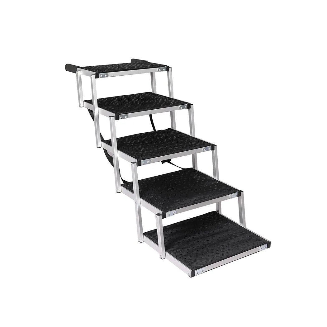 Lightweight adjustable pet stairs for easy mobility