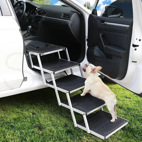 Durable adjustable pet stairs for small dogs