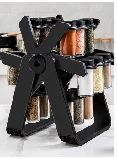 Kitchen Storage Tank Rotating Ferris Wheel Seasoning Rack