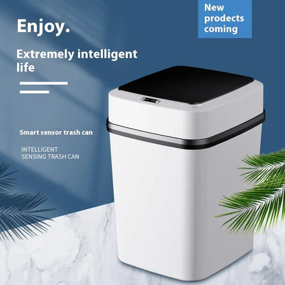 Automatic Smart Trash Can With Lid